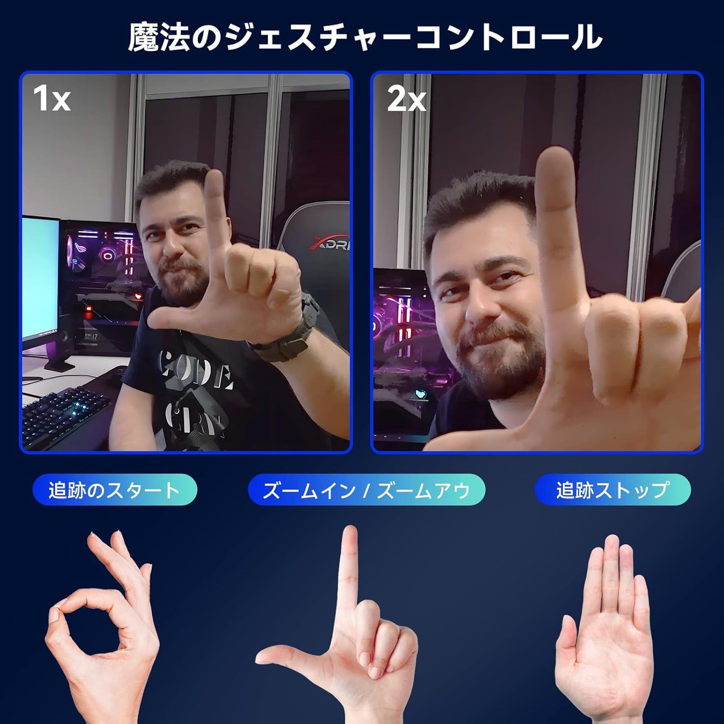 【訳あり配信セット】F.R.E.Q 4+ AICOCO AI自動追跡Webカメラ【送料無料】