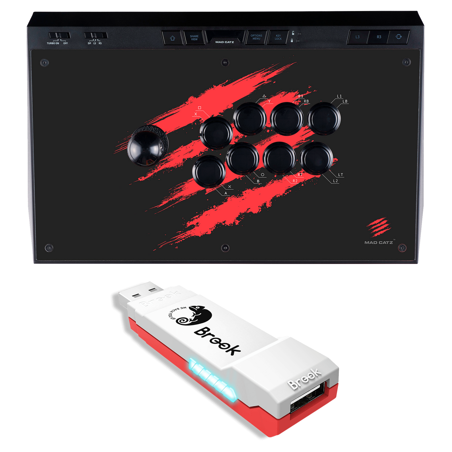 【お買い得セット】EGO アーケードコントローラー with Brook Wingman FGC【送料無料】