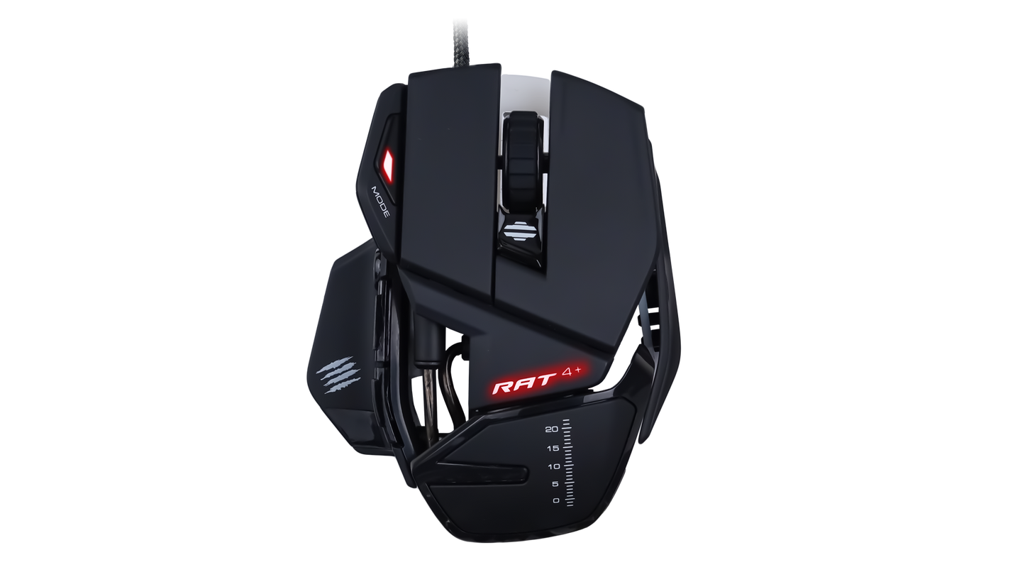 【訳あり】R.A.T. 4+ 有線ゲーミングマウス 黒【送料無料】