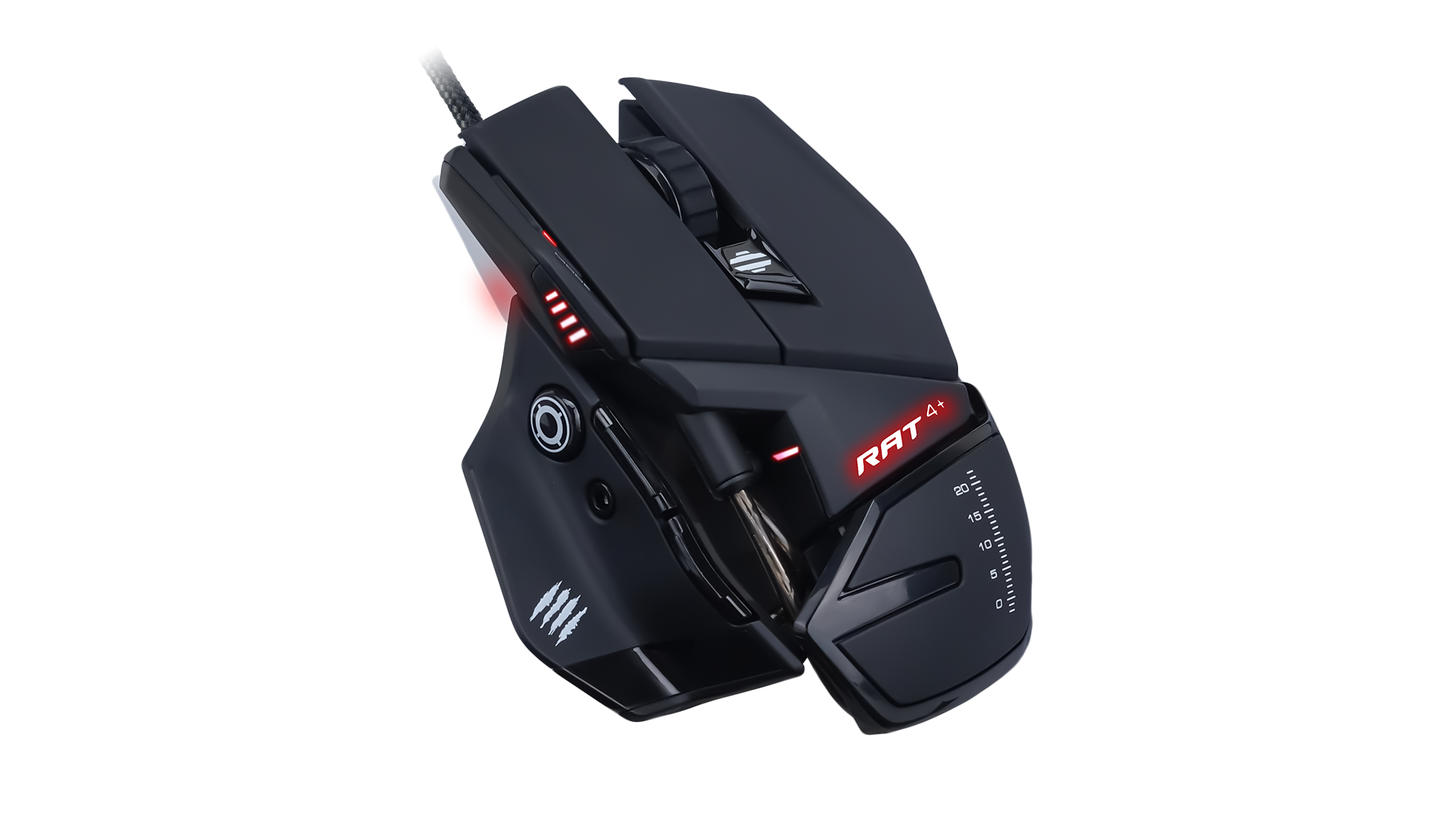 【訳あり】R.A.T. 4+ 有線ゲーミングマウス 黒【送料無料】