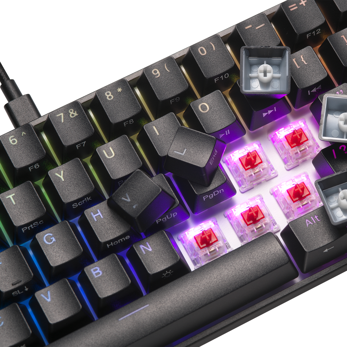 【在庫限り】S.T.R.I.K.E. 6 60%メカニカル USBキーボード【送料無料】