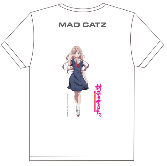 【対ありでした。コラボ】美緒 x Mad Catz Tシャツ 白【送料無料】