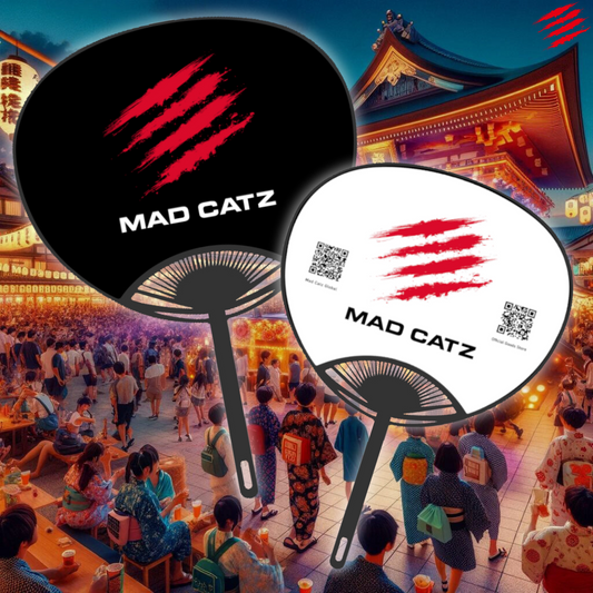 Mad Catz公式 爪痕デザインうちわ【送料無料】