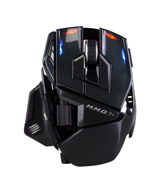 【早期購入特典付き】M.M.O. 7+  無線/有線ゲーミングマウス 黒【送料無料】